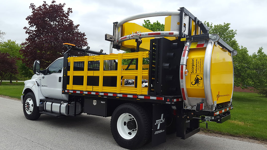2019 Ford F750 12' Attenuator Truck For Sale and Rent JTech Highway
